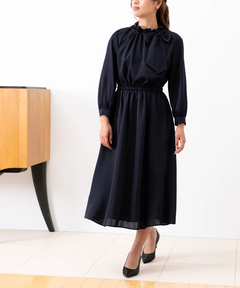 フリルボウタイワンピース