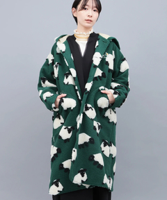 go slow caravan ジャカードボアコンチョコート【WEB限定】