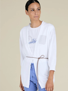 コットン100％Vネックロングカーディガン / PESERICO（ペセリコ  