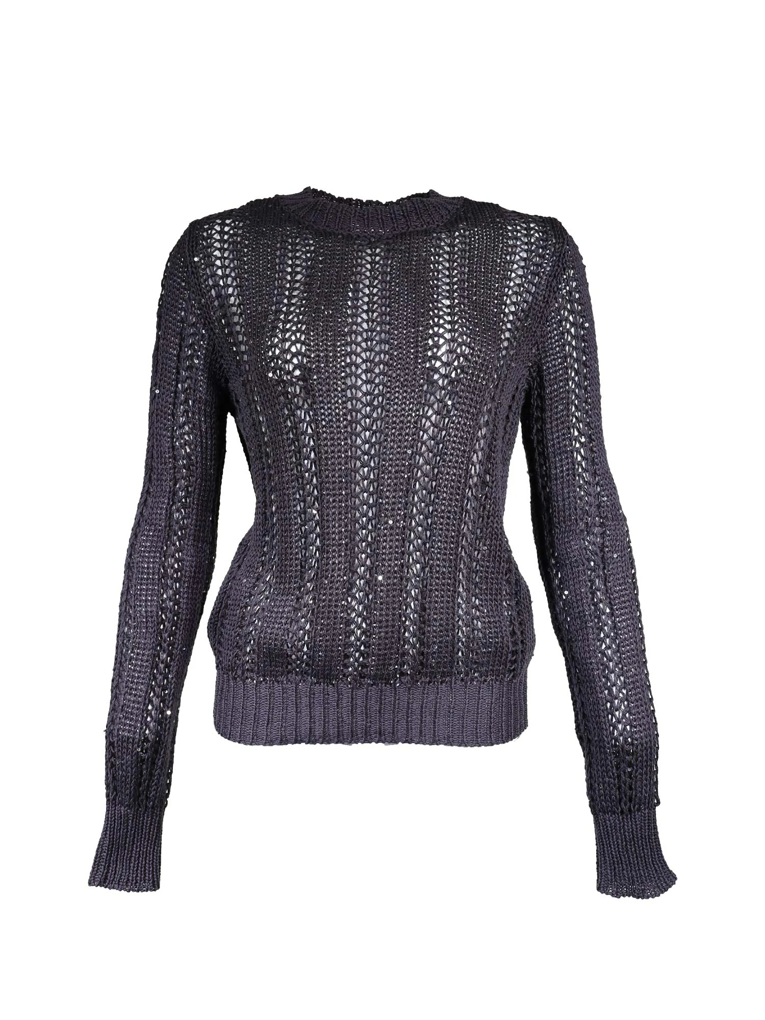 ペゼリコ　ラメスパンコールニット　カシミヤ　シルク　ウール　大きいサイズ　XXL ペゼリコ ラメスパンコールニット カシミヤ シルク ウール