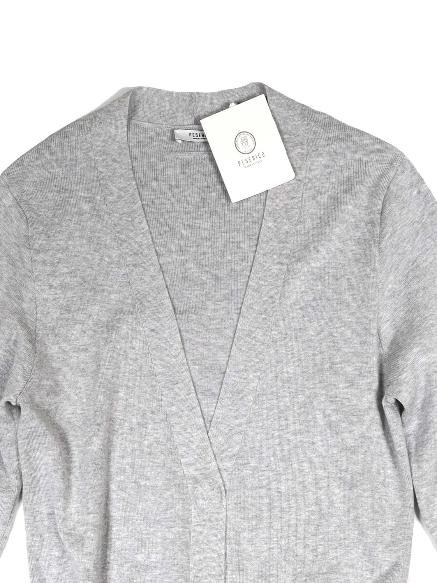 コットン100％Vネックロングカーディガン / PESERICO（ペセリコ  