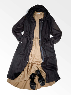 PESERICO(ペセリコ) |キーネックフロントティアードワンピース