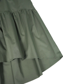 PESERICO(ペセリコ) |キーネックフロントティアードワンピース