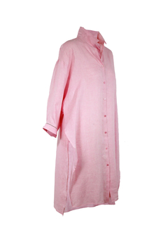 PESERICO(ペセリコ) |麻100％ワイド幅ロングシャツ