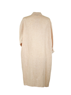 PESERICO(ペセリコ) |麻100％ワイド幅ロングシャツ