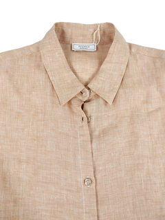 PESERICO(ペセリコ) |麻100％ワイド幅ロングシャツ