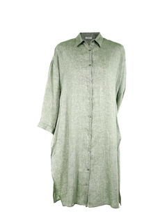 PESERICO(ペセリコ) |麻100％ワイド幅ロングシャツ