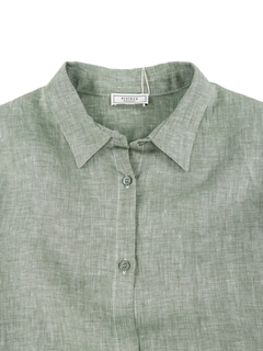 PESERICO(ペセリコ) |麻100％ワイド幅ロングシャツ