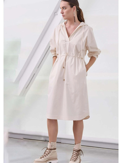 コットンストレッチワンピース / PESERICO（ペセリコ）｜woollen  