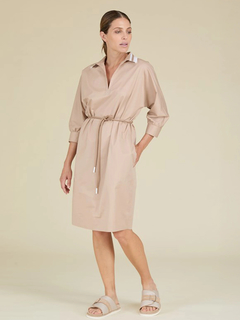 コットンストレッチワンピース / PESERICO（ペセリコ）｜woollen  