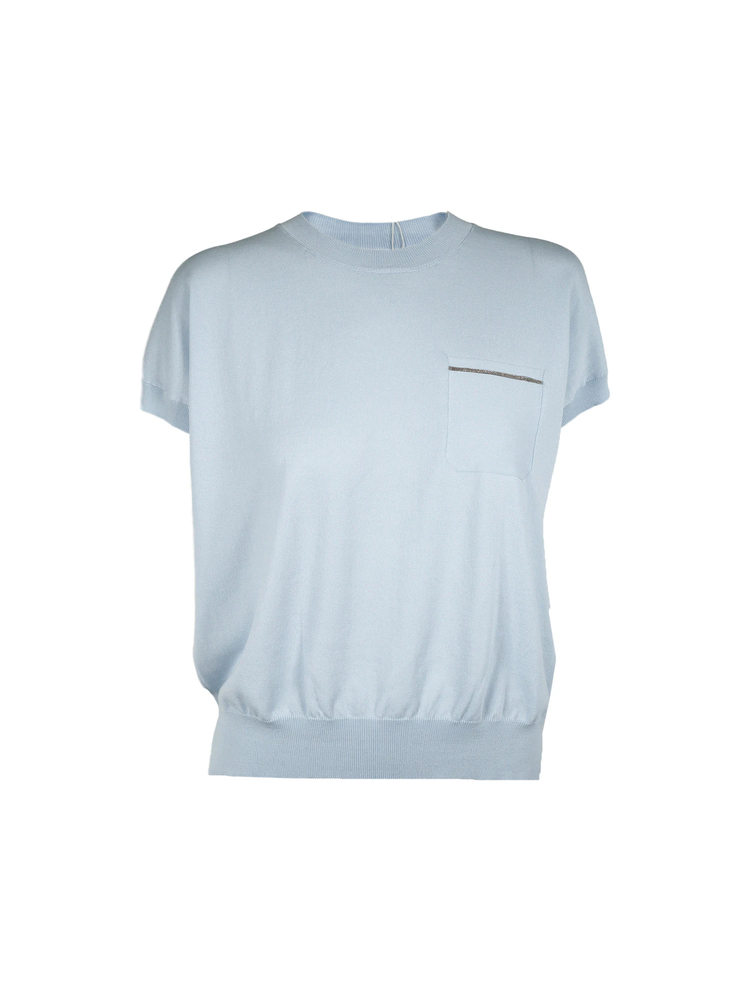 PESERICO(ペセリコ) |フレンチスリーブコットンニット