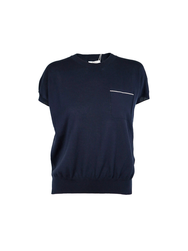 PESERICO(ペセリコ) |フレンチスリーブコットンニット