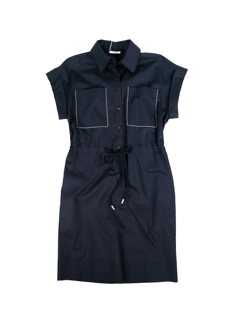 PESERICO(ペセリコ) |コットンストレッチワンピース