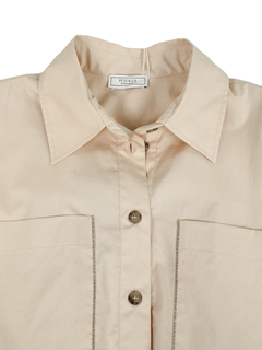 PESERICO(ペセリコ) |コットンストレッチワンピース