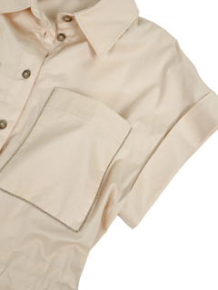 PESERICO(ペセリコ) |コットンストレッチワンピース