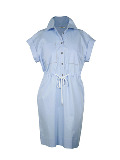 PESERICO(ペセリコ) |コットンストレッチワンピース