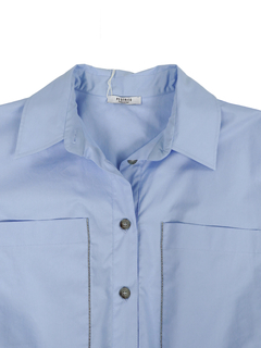 PESERICO(ペセリコ) |コットンストレッチワンピース