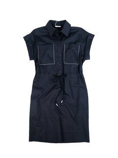 PESERICO(ペセリコ) |コットンストレッチワンピース