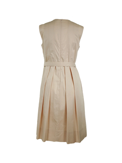 PESERICO(ペセリコ) |コットンストレッチタックデザインワンピース