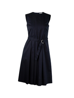 PESERICO(ペセリコ) |コットンストレッチタックデザインワンピース