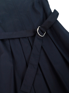 PESERICO(ペセリコ) |コットンストレッチタックデザインワンピース