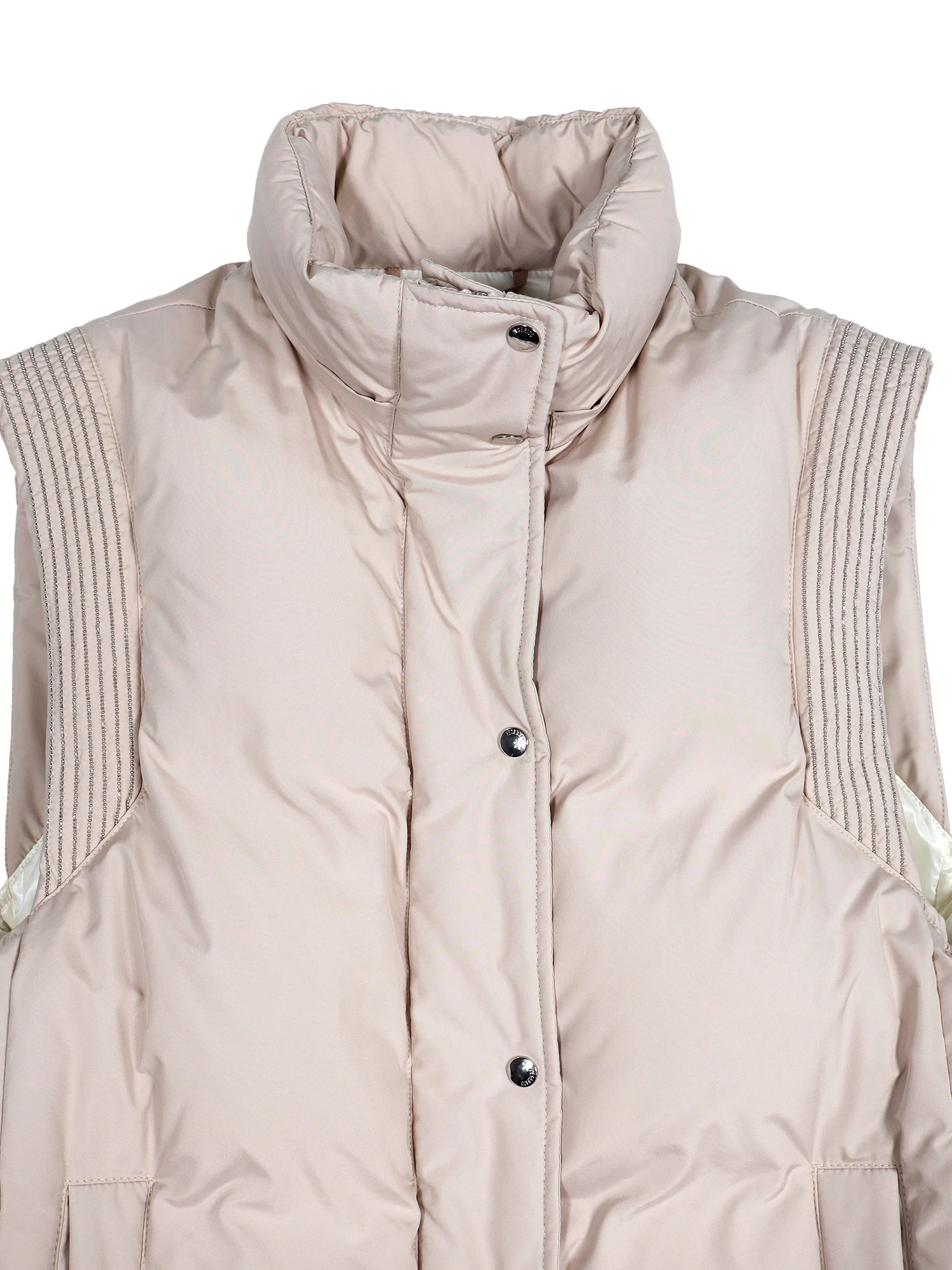 フード付きロングダウンベスト / PESERICO（ペセリコ）｜woollen