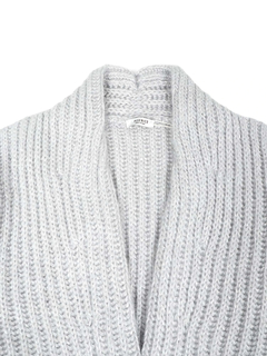 PESERICO(ペセリコ) |アルパカ混スパンコールヤーンショールカラーカーディガン