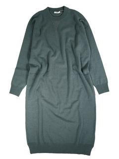 PESERICO(ペセリコ) |Vガゼットボールチェーンウールシルクカシミヤニットワンピース