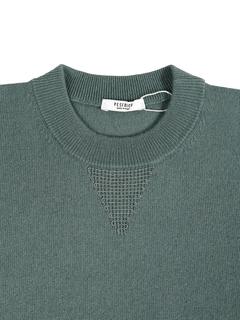 PESERICO(ペセリコ) |Vガゼットボールチェーンウールシルクカシミヤニットワンピース