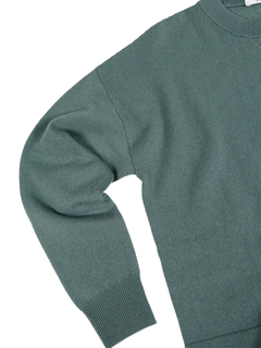 PESERICO(ペセリコ) |Vガゼットボールチェーンウールシルクカシミヤニットワンピース