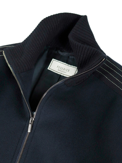 PESERICO(ペセリコ) |ダブルジップカシミヤ混ウールコート