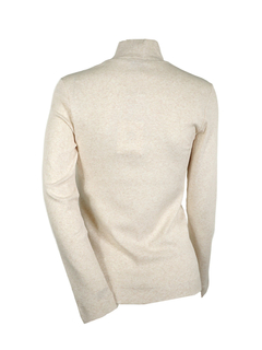 PESERICO(ペセリコ) |ハイネックボールチェーン飾りコットンリブカットソー