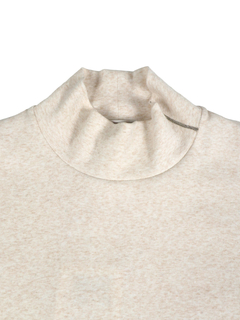 PESERICO(ペセリコ) |ハイネックボールチェーン飾りコットンリブカットソー