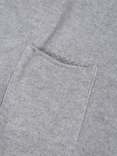 PESERICO(ペセリコ) |ポケットボールチェーン装飾ウールシルクカシミヤハイネックニット