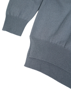 PESERICO(ペセリコ) |ポケットボールチェーン装飾ウールシルクカシミヤハイネックニット