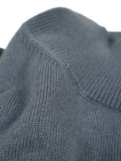 PESERICO(ペセリコ) |ポケットボールチェーン装飾ウールシルクカシミヤハイネックニット