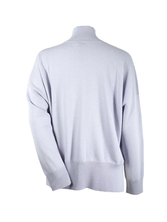 PESERICO(ペセリコ) |ポケットボールチェーン装飾ウールシルクカシミヤハイネックニット