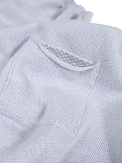 PESERICO(ペセリコ) |ポケットボールチェーン装飾ウールシルクカシミヤハイネックニット