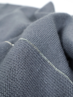 PESERICO(ペセリコ) |ウールシルクカシミヤ編み目切り替えデザインハイネックニット