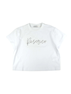 PESERICO(ペセリコ) |ロゴボールチェーンコットンカットソー