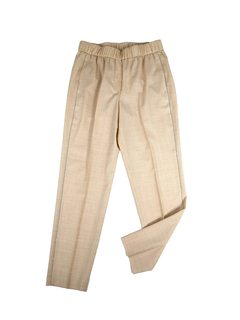 PESERICO(ペセリコ) |サイドボールチェーンサマーウールパンツ