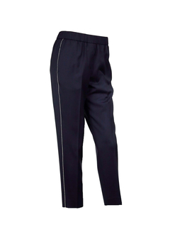 PESERICO(ペセリコ) |サイドボールチェーンサマーウールパンツ