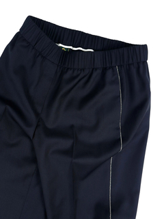 PESERICO(ペセリコ) |サイドボールチェーンサマーウールパンツ