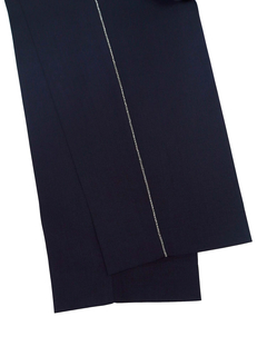 PESERICO(ペセリコ) |サイドボールチェーンサマーウールパンツ