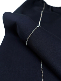 PESERICO(ペセリコ) |サイドボールチェーンサマーウールパンツ