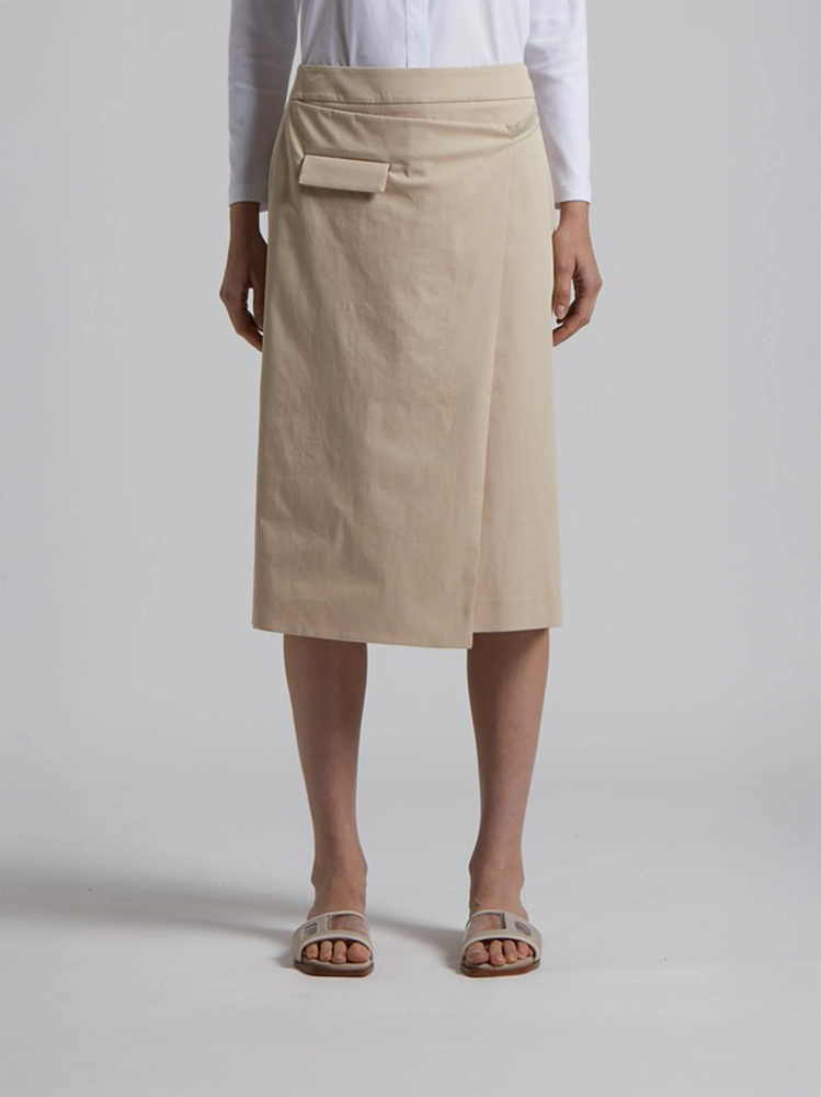 PESERICO(ペセリコ) |ラップデザインセミタイトスカート