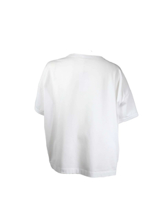 PESERICO(ペセリコ) |ラメロゴワンポイントコットンTシャツ