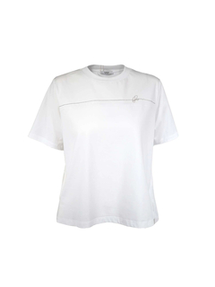 PESERICO(ペセリコ) |ボールチェーンロゴコットンTシャツ