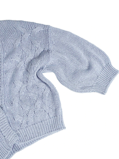 PESERICO(ペセリコ) |スパンコールヤーンコットンVネックショートカーディガン