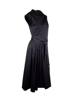 PESERICO(ペセリコ) |コットンストレッチアシンメトリーデザインワンピース